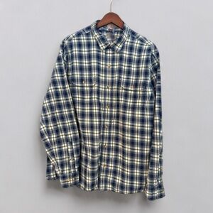 Alesbury Mens Plaid Button Down Shirt XL Long Sleeve Casual Work